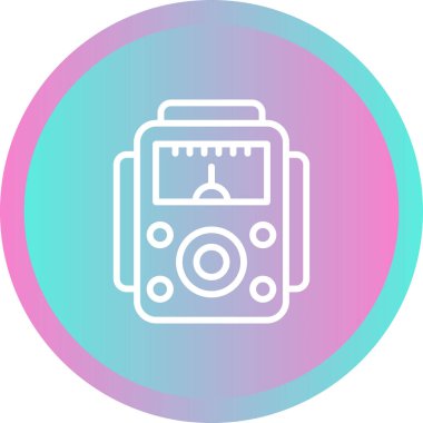 Kamera. Web simgesi basit illüstrasyon