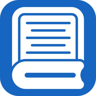 Belge simgesinin vektör illüstrasyonu