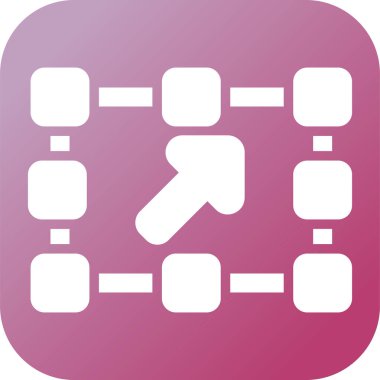 seo modern simgesinin vektör illüstrasyonu