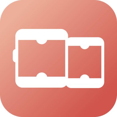 akıllı telefon web simgesi vektör çizimi