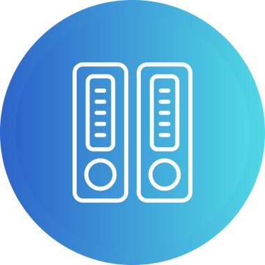 Mavi çizgi pil simgesi beyaz arkaplanda izole edildi. Şimşek sembolü. vektör illüstrasyonu