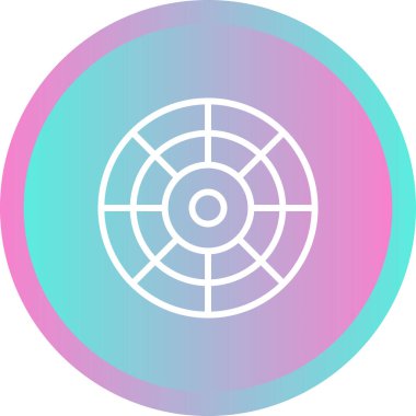 Modern bir simgenin vektör illüstrasyonu