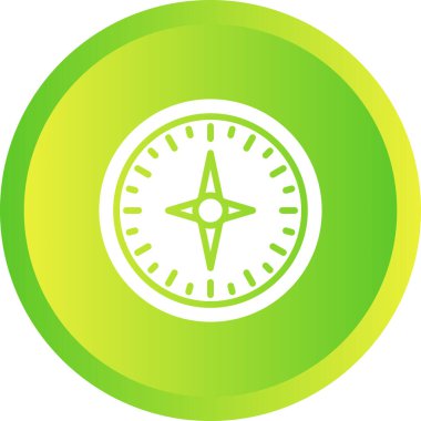 pusula simgesi web basit illüstrasyon