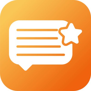 Sohbet simgesi vektör illüstrasyonu