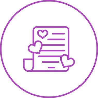 Aşk ikonu harfi - özet kategorisi