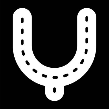 At nalı ikonu vektör illüstrasyonu