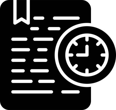 Moda biçimi izole edilmiş arkaplan içindeki saat zaman simgesi