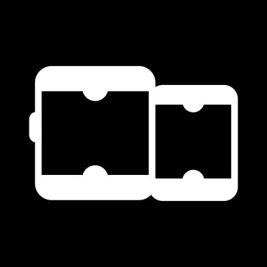 akıllı telefon web simgesi vektör çizimi