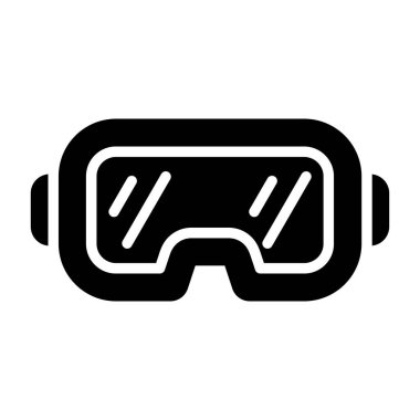 Oyun Kulaklığı web simgesi, vektör illüstrasyonu 