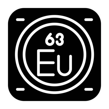 Kimyasal element ağ basit illüstrasyon