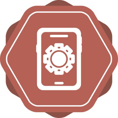 akıllı telefon web simgesi vektör çizimi