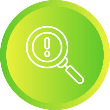 trend düz biçimli vektör arama simgesi