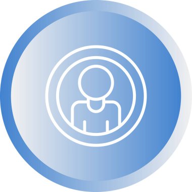 Bir kadın simgesinin vektör illüstrasyonu