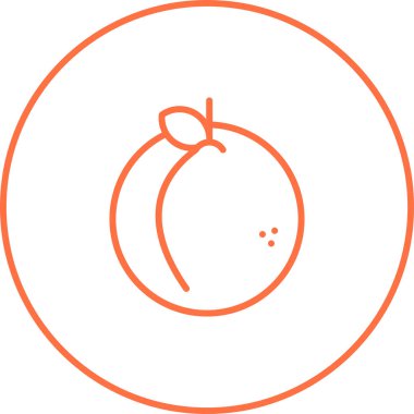 turuncu simge. Web tasarımı