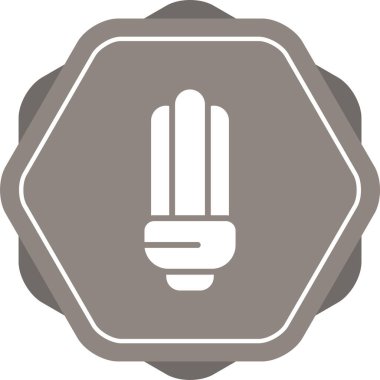 ampul web simge vektör çizim 