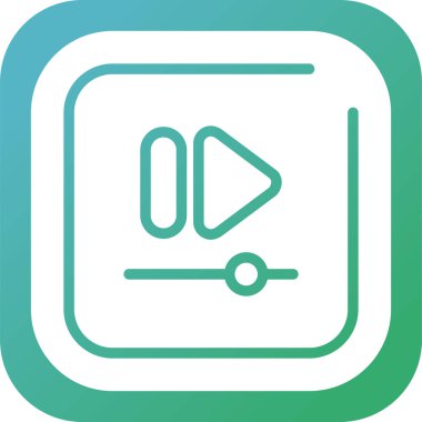 vektör müzik düz simgesi