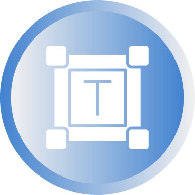 Penceresi olan bir binanın vektör simgesi