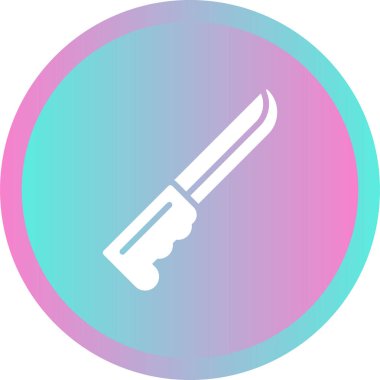 bıçak simgesi modada izole edilmiş arkaplan