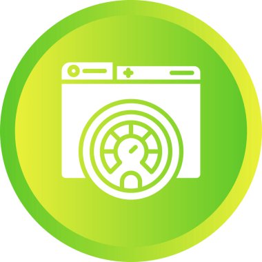 Çamaşır. Web simgesi basit illüstrasyon