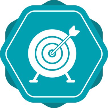 Hedef simgenin vektör illüstrasyonu