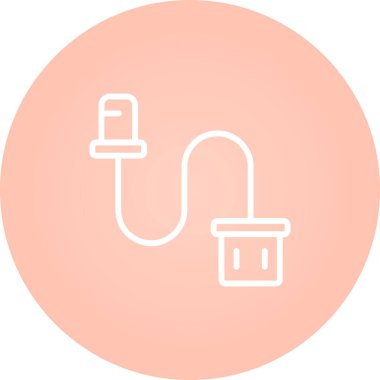 Modern simgenin vektör illüstrasyonu