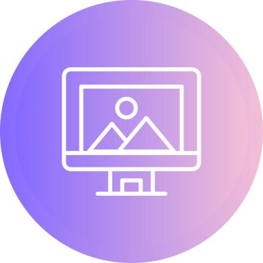 seo modern simgesinin vektör illüstrasyonu