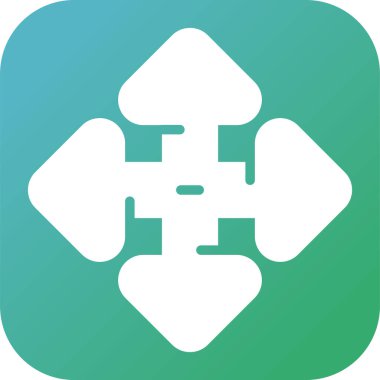 güzel altıgen vektör çizgisi simgesi