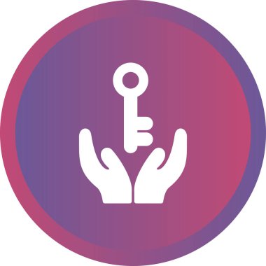 İngiliz anahtarı simgesi vektör illüstrasyonu