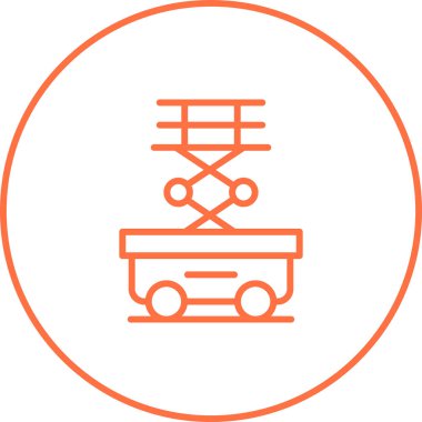 Modern oto tamir simgesinin vektör illüstrasyonu