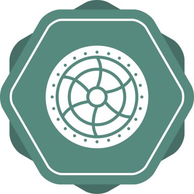 Eşsiz Pusula Vektör Satırı Simgesi