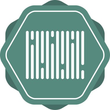 barkod simgesi, web basit illüstrasyon