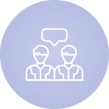 İnsan simgesinin vektör illüstrasyonu