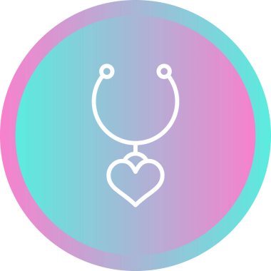 Modern b 'nin vektör illüstrasyonu ikon kalpten yoksun