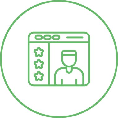 Kart simgesi, vektör illüstrasyonu