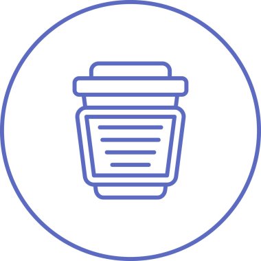 Çöp kutusu simgesi, vektör illüstrasyonu basit tasarım