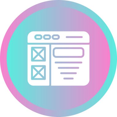 seo modern simgesinin vektör illüstrasyonu