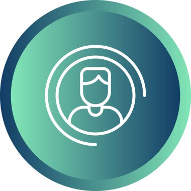 Kalkanı olan bir adamın vektör simgesi