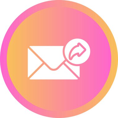 E-posta. Web simgesi basit illüstrasyon