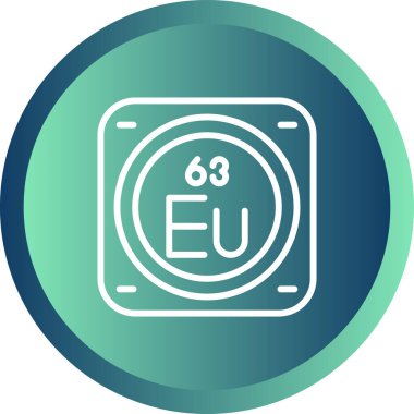 Kimyasal element ağ basit illüstrasyon