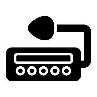 mikrofon simgesi vektör illüstrasyonu