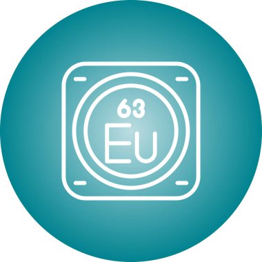 Kimyasal element ağ basit illüstrasyon