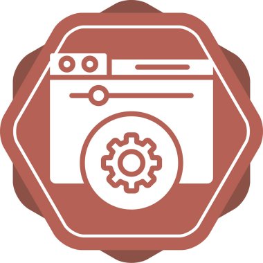 çamaşır makinesi ikon vektör illüstrasyonu