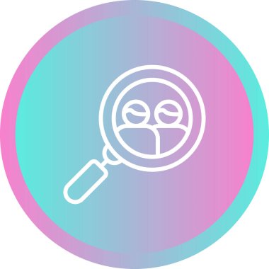 Ara. Web simgesi basit illüstrasyon