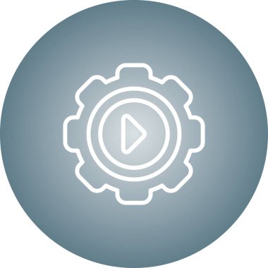 güzel vites vektör simgesi