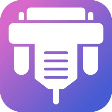 Modern b 'nin vektör illüstrasyonu eksik simgesi