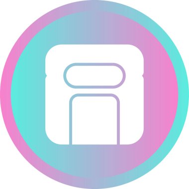 Modern b 'nin vektör illüstrasyonu eksik simgesi