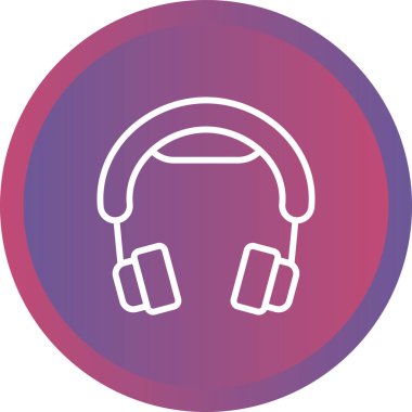 vektör kulaklık simgesi illüstrasyonu