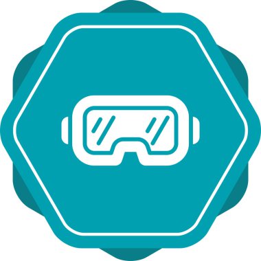 Oyun Kulaklığı web simgesi, vektör illüstrasyonu 