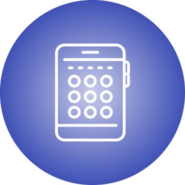 cep telefonu ikonu vektör illüstrasyonu