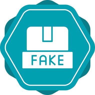 Sahte bir web vektör simgesi